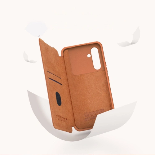 Buy Nillkin Qin Leather Pro Case Samsung Galaxy A54 5G brown - NLK1102 - {ean13} - Home Screen Store Europe
