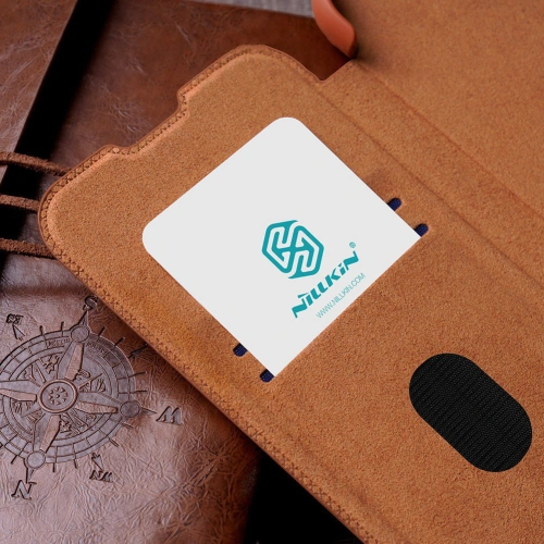 Buy Nillkin Qin Leather Pro Case Samsung Galaxy A54 5G brown - NLK1102 - {ean13} - Home Screen Store Europe