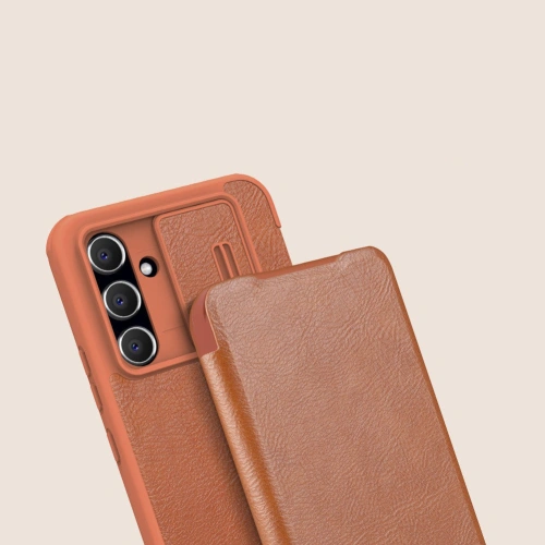 Buy Nillkin Qin Leather Pro Case Samsung Galaxy A54 5G brown - NLK1102 - {ean13} - Home Screen Store Europe