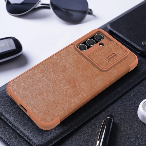 Buy Nillkin Qin Leather Pro Case Samsung Galaxy A54 5G brown - NLK1102 - {ean13} - Home Screen Store Europe