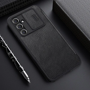 Buy Nillkin Qin Leather Pro Case Samsung Galaxy A54 5G black - NLK1103 - {ean13} - Home Screen Store Europe