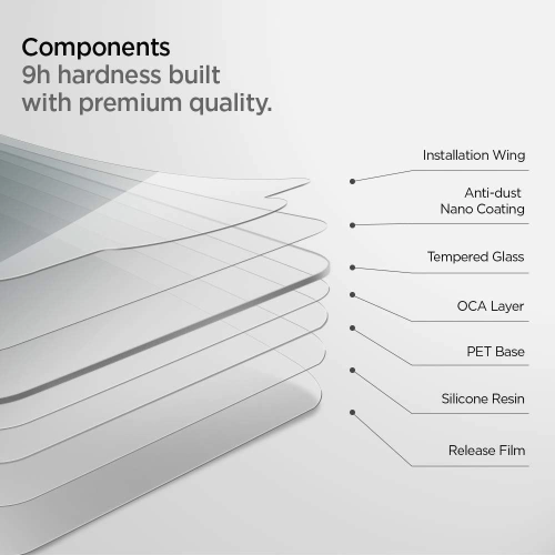 Buy Spigen GLAS.tR Slim Apple iPad 10.2 2019/2020/2021 7, 8, 9 Gen/iPad Air 10.5 2019 3 Gen - SPN922 - {ean13} - Home Screen Store Europe