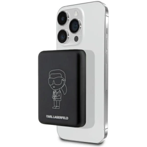 Buy Karl Lagerfeld Wireless Charging Powerbank KLPBMKIOTTGK 5W 3000mAh black Ikonik MagSafe - KLD1574 - {ean13} - Home Screen Store Europe