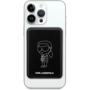 Buy Karl Lagerfeld Wireless Charging Powerbank KLPBMKIOTTGK 5W 3000mAh black Ikonik MagSafe - KLD1574 - {ean13} - Home Screen Store Europe