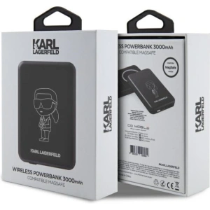 Buy Karl Lagerfeld Wireless Charging Powerbank KLPBMKIOTTGK 5W 3000mAh black Ikonik MagSafe - KLD1574 - {ean13} - Home Screen Store Europe