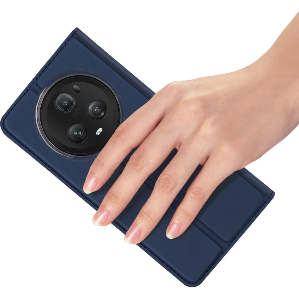 Etui Dux Ducis Skin Pro Honor Magic5 Pro niebieskie