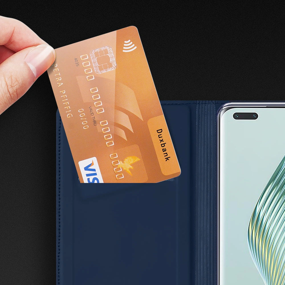 Etui Dux Ducis Skin Pro Honor Magic5 Pro niebieskie