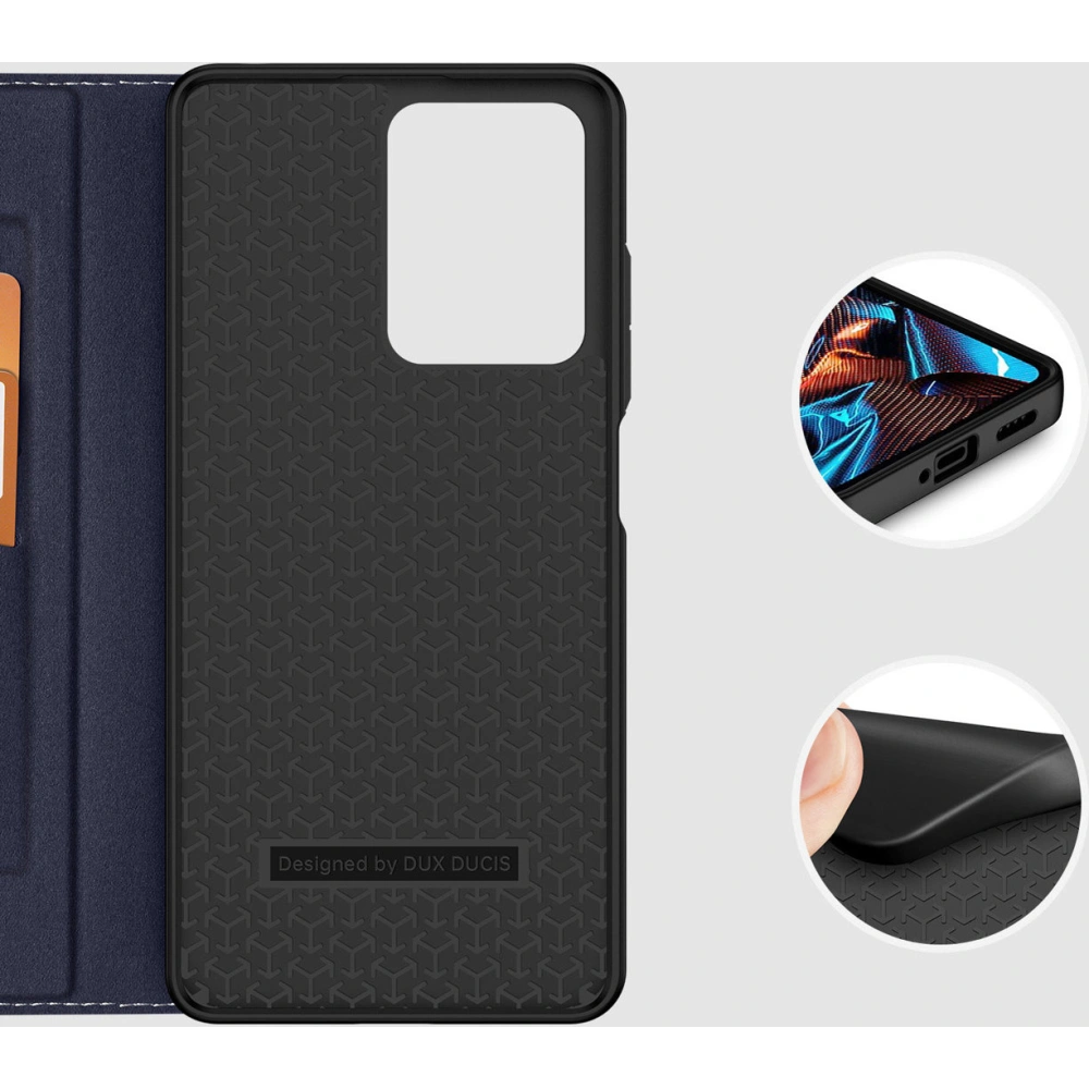 Etui Dux Ducis Skin X2 Xiaomi Redmi Note 12 Pro/POCO X5 Pro 5G niebieskie