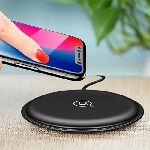 Buy USAMS Fast Zodi Series Wireless Charger black (US-CD30) - USA975 - {ean13} - Home Screen Store Europe
