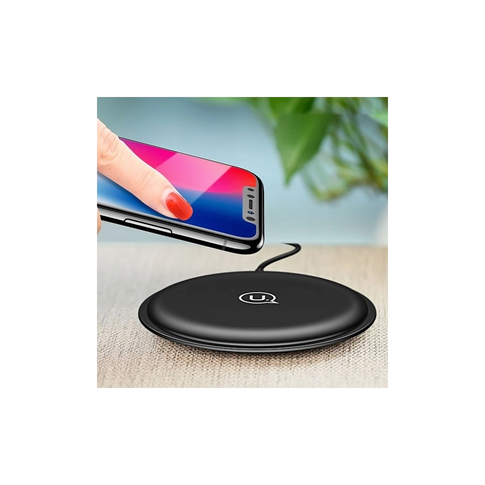 Ładowarka bezprzewodowa USAMS Fast Zodi Series czarny/black (US-CD30)