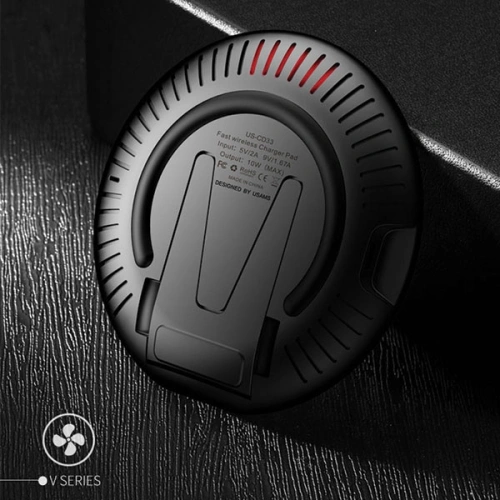 Kup Încărcător wireless USAMS V-Series Fast Charging alb/white (US-CD33) - USA976 - {ean13} - Sklep Home Screen