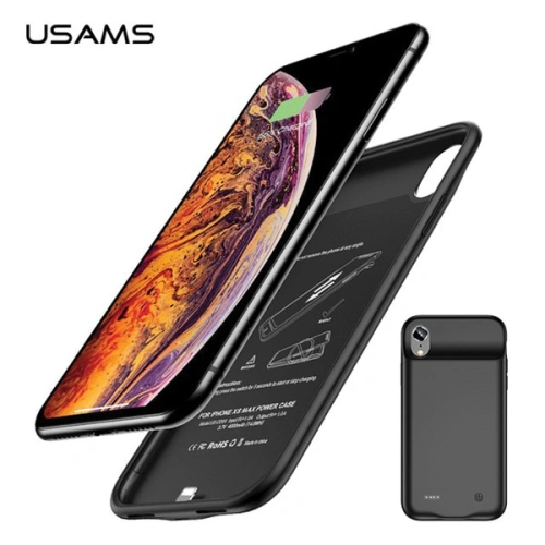 Kup Apple USAMS Power Case Powerbank iPhone XR 4000mAh schwarz/schwarz (US-CD68) - USA979 - {ean13} - Sklep Home Screen