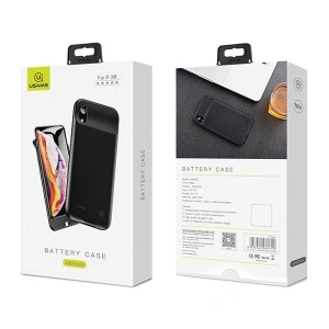 Kup Etui powerbank USAMS Power Case Apple iPhone XS Max 4000mAh czarny/black (US-CD69) - USA980 - {ean13} - Sklep Home Screen