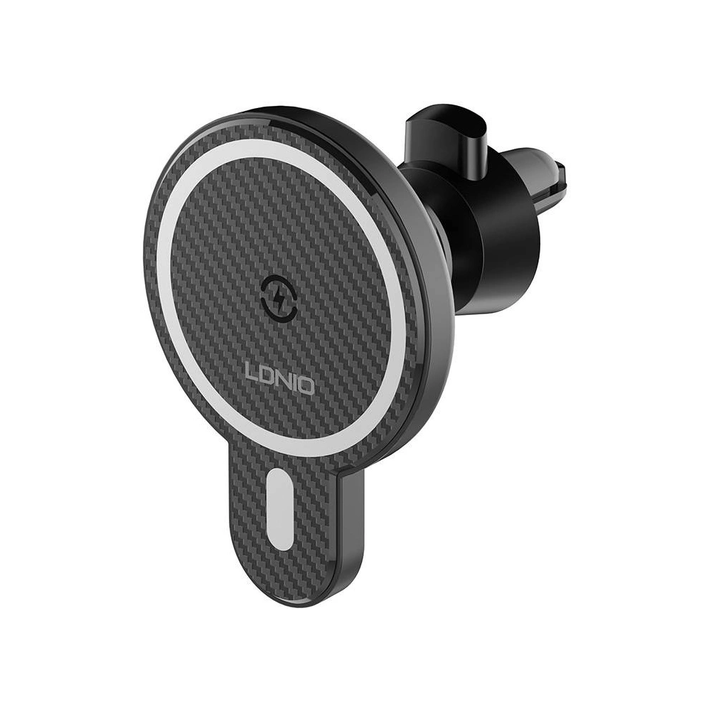 Uchwyt samochodowy z ładowarką bezprzewodową LDNIO MA20 15W (czarny)