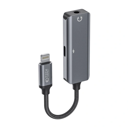 Kup Tech-Protect 3.5mm Adapter Ultraboost Lightning/Mini-Buchse + Lightning Schwarz - THP1957 - {ean13} - Sklep Home Screen