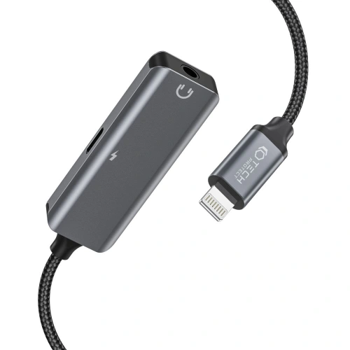 Kup Tech-Protect 3.5mm Adapter Ultraboost Lightning/Mini-Buchse + Lightning Schwarz - THP1957 - {ean13} - Sklep Home Screen