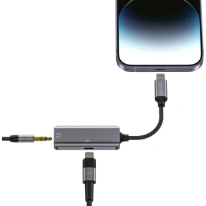 Kup Tech-Protect 3.5mm Adapter Ultraboost Lightning/Mini-Buchse + Lightning Schwarz - THP1957 - {ean13} - Sklep Home Screen