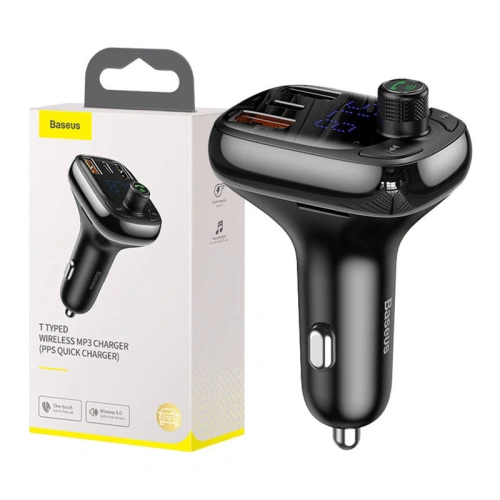 Kup Baseus Auto-Sender Bluetooth MP3 S-13 (schwarz) - BSU4189 - {ean13} - Sklep Home Screen