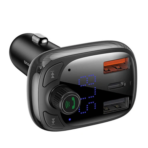 Kup Transmiter automobilový Baseus Bluetooth MP3 S-13 (černý) - BSU4189 - {ean13} - Sklep Home Screen