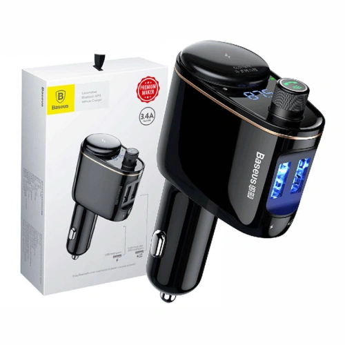 Kup Autós transzmitter Baseus Bluetooth MP3 S-06 (fekete) - BSU4190 - {ean13} - Sklep Home Screen