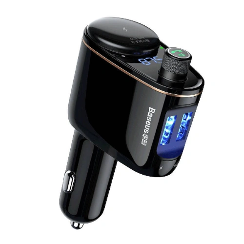 Kup Transmiter samochodowy Baseus Bluetooth MP3 S-06 (czarny) - BSU4190 - {ean13} - Sklep Home Screen