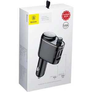 Kup Transmiter samochodowy Baseus Bluetooth MP3 S-06 (czarny) - BSU4190 - {ean13} - Sklep Home Screen
