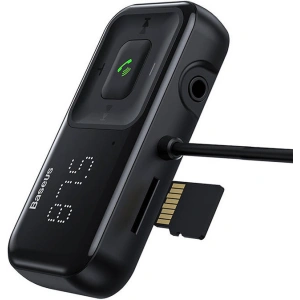 Kup Transmiter samochodowy Baseus Bluetooth MP3 S-16 (czarny) - BSU4192 - {ean13} - Sklep Home Screen