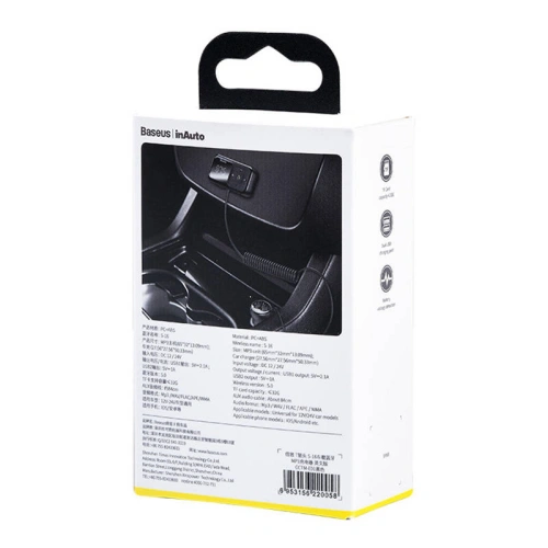 Buy Baseus Car Transmitter Bluetooth MP3 S-16 (black) - BSU4192 - {ean13} - Home Screen Store Europe