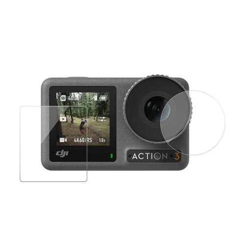 Kup Szkło hartowane TELESIN na obiektyw i ekran DJI Osmo Action 3 - TLS115 - {ean13} - Sklep Home Screen