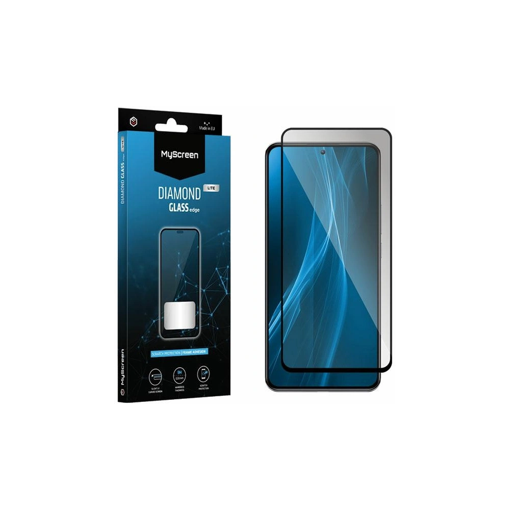 Szkło hartowane MyScreen Diamond Glass Edge Lite FG Vivo X80 Lite czarny/black Full Glue