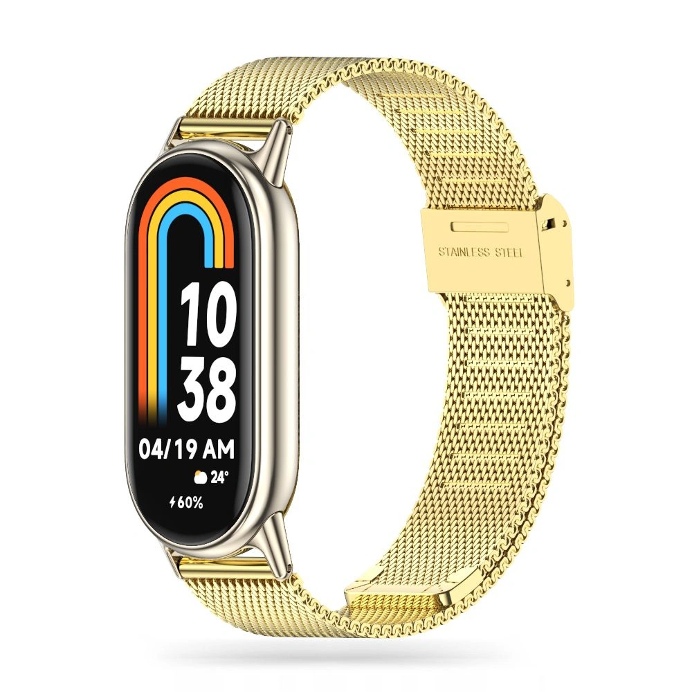 Pasek Tech-Protect Milaneseband Xiaomi Smart Band 8 / 8 NFC / 9 Gold