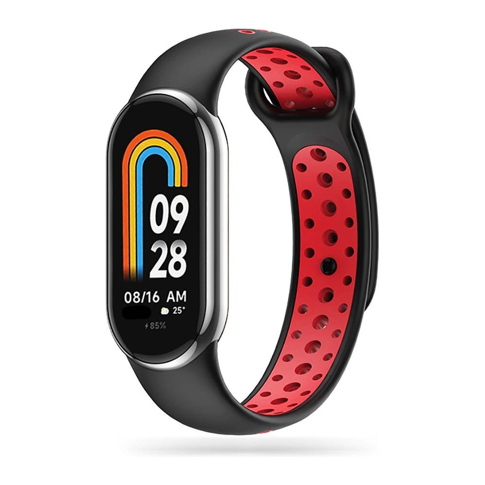 Pasek Tech-Protect Softband Xiaomi Smart Band 8 / 8 NFC / 9 Black/red