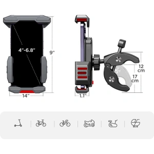 Kup Uchwyt pentru motocicletă, bicicletă, cărucior Joyroom JR-ZS265u - JYR736 - {ean13} - Sklep Home Screen