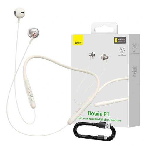 Kup Vezeték nélküli fejhallgató Baseus Bowie P1 Bluetooth 5.2 (bézs) - BSU4196 - {ean13} - Sklep Home Screen