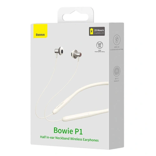 Kup Vezeték nélküli fejhallgató Baseus Bowie P1 Bluetooth 5.2 (bézs) - BSU4196 - {ean13} - Sklep Home Screen