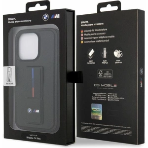 Etui BMW BMHCP14L22GSLK Apple iPhone 14 Pro fekete/black hardcase Grip Hot Stamp