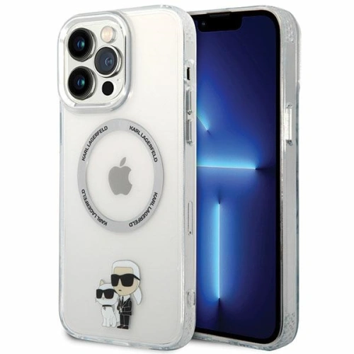 Kup Etui Karl Lagerfeld KKLHMP13XHNKCIT Apple iPhone 13 Pro Max hardcase transparent Iconic Karl&Choupette Magsafe - KLD1575 - {ean13} - Sklep Home Screen