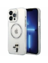 Etui Karl Lagerfeld KKLHMP13XHNKCIT Apple iPhone 13 Pro Max hardcase transparent Iconic Karl&Choupette Magsafe