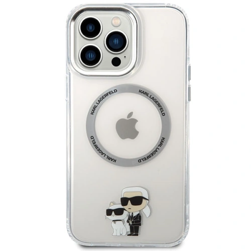 Kup Etui Karl Lagerfeld KKLHMP13XHNKCIT Apple iPhone 13 Pro Max hardcase transparent Iconic Karl&Choupette Magsafe - KLD1575 - {ean13} - Sklep Home Screen