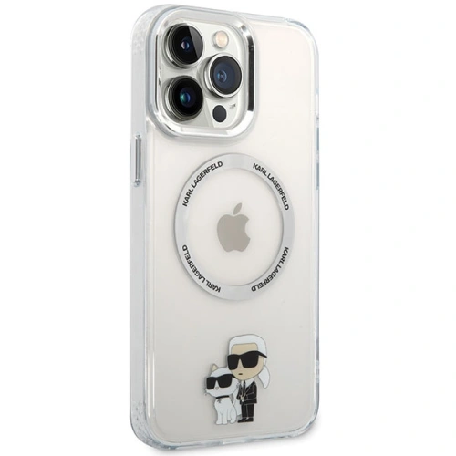 Kup Etui Karl Lagerfeld KKLHMP13XHNKCIT Apple iPhone 13 Pro Max hardcase transparent Iconic Karl&Choupette Magsafe - KLD1575 - {ean13} - Sklep Home Screen