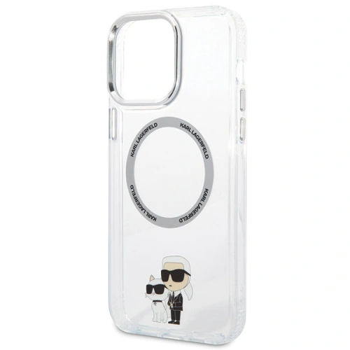 Kup Etui Karl Lagerfeld KKLHMP13XHNKCIT Apple iPhone 13 Pro Max hardcase transparent Iconic Karl&Choupette Magsafe - KLD1575 - {ean13} - Sklep Home Screen