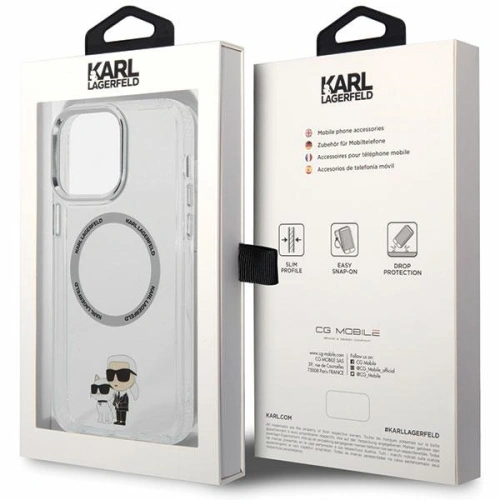 Buy Karl Lagerfeld KKLHMP13XHNKCIT iPhone 13 Pro Max 6,7" hardcase transparent Iconic Karl&Choupette Magsafe - KLD1575 - {ean13} - Home Screen Store Europe