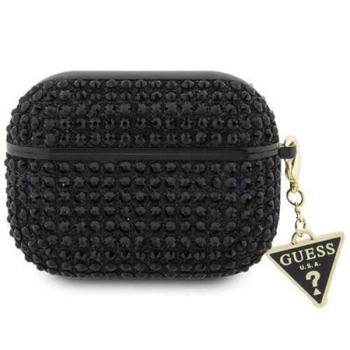 Kup Guess Apple Tasche GUAP2HDGTPK AirPods Pro 2 Hülle schwarz/schwarz Strass Dreieck Charm - GUE2585 - {ean13} - Sklep Home Screen