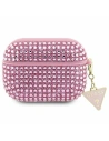 Etui Guess GUAP2HDGTPP Apple AirPods Pro 2 cover różowy/pink Rhinestone Triangle Charm