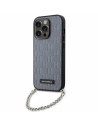 Etui Karl Lagerfeld KLHCP14XSACKLHPG Apple iPhone 14 Pro Max stříbrný/silver hardcase Saffiano Monogram Chain
