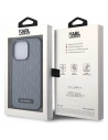 Kup Etui Karl Lagerfeld KLHCP14XSACKLHPG Apple iPhone 14 Pro Max stříbrný/silver hardcase Saffiano Monogram Chain - KLD1580 - {ean13} - Sklep Home Screen
