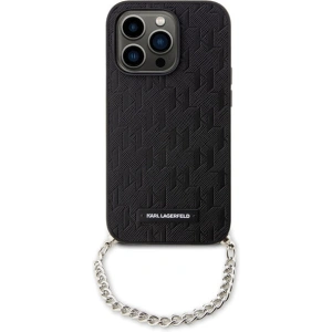 Kup Etui Karl Lagerfeld KLHCP14XSACKLHPK Apple iPhone 14 Pro Max černý/black hardcase Saffiano Monogram Chain - KLD1581 - {ean13} - Sklep Home Screen