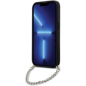 Kup Etui Karl Lagerfeld KLHCP14XSACKLHPK Apple iPhone 14 Pro Max černý/black hardcase Saffiano Monogram Chain - KLD1581 - {ean13} - Sklep Home Screen
