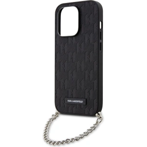 Kup Etui Karl Lagerfeld KLHCP14XSACKLHPK Apple iPhone 14 Pro Max černý/black hardcase Saffiano Monogram Chain - KLD1581 - {ean13} - Sklep Home Screen