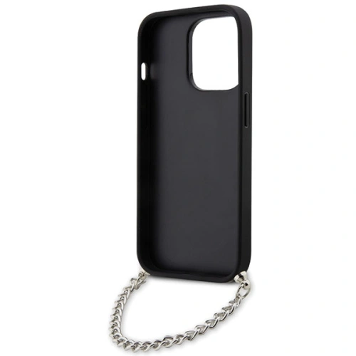 Kup Etui Karl Lagerfeld KLHCP14XSACKLHPK Apple iPhone 14 Pro Max černý/black hardcase Saffiano Monogram Chain - KLD1581 - {ean13} - Sklep Home Screen